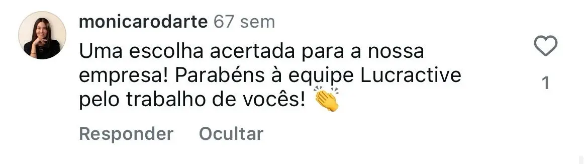 Depoimento de Monica - Transformação da lucratividade empresarial